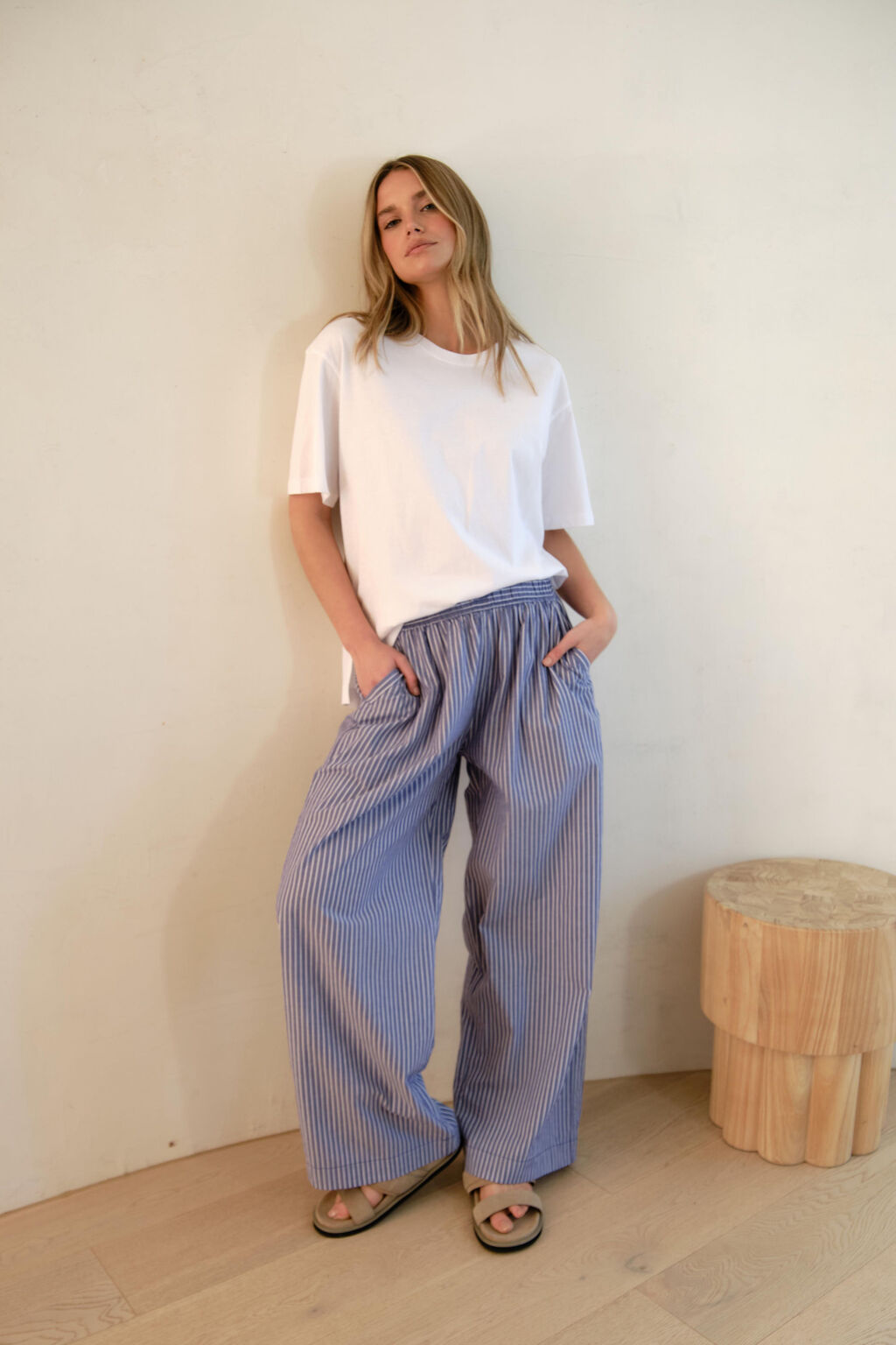 Stevie Slouch Tee | White