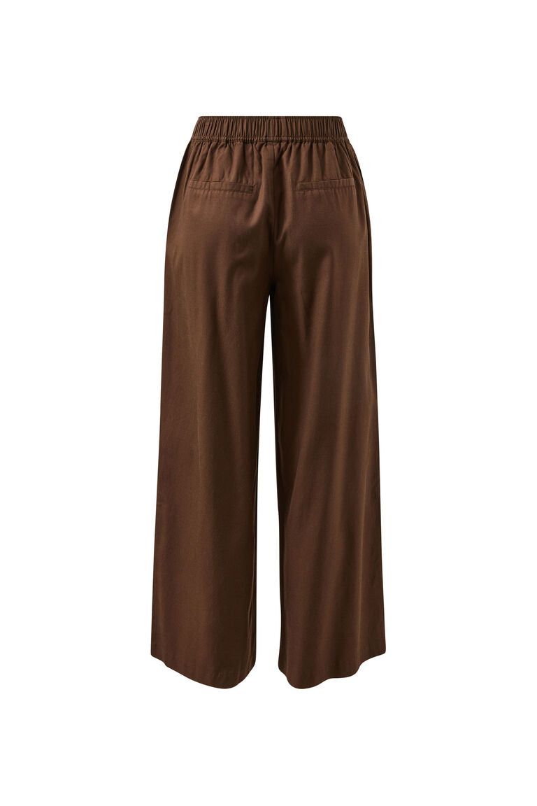 Izzie Pinstitch Pant | Chocolate