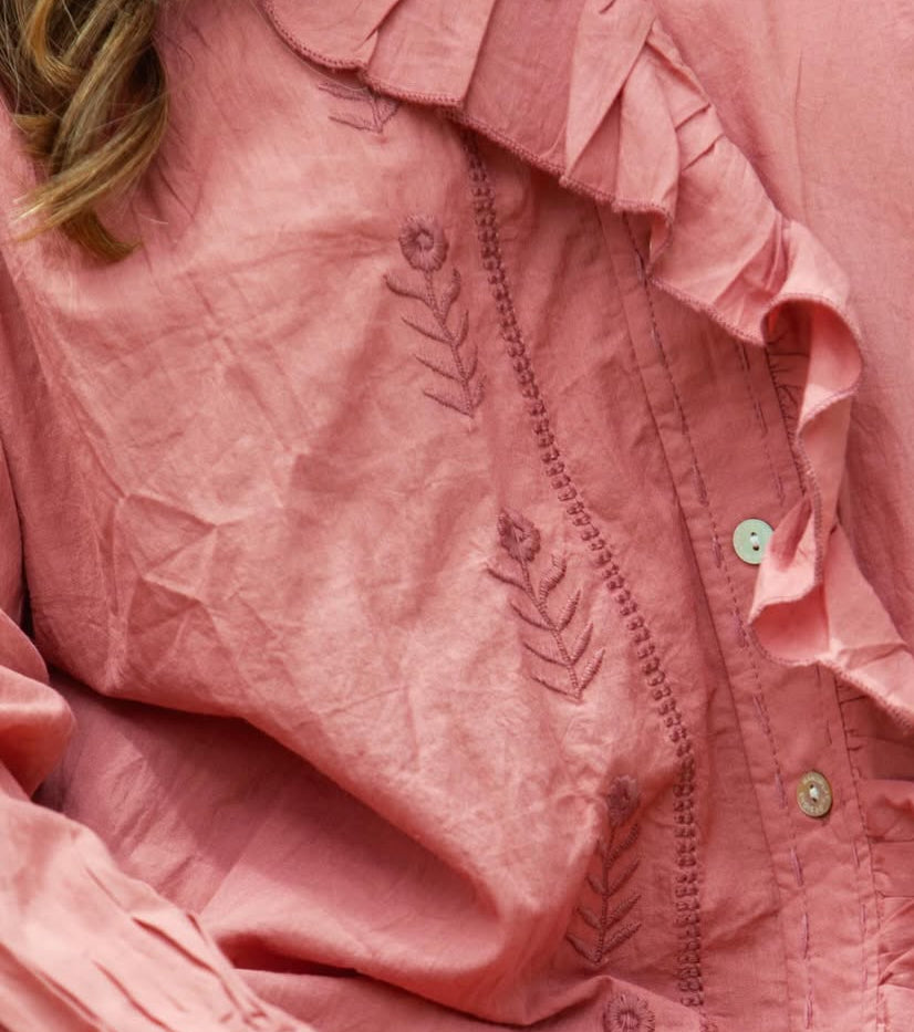 Bell Shirt | Deep Coral