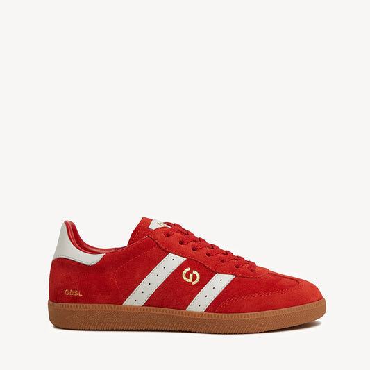 Goodsole 2001 Parallel | Auroa Red/White Suede
