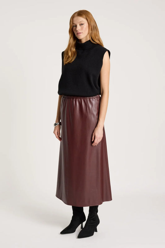 Amina Skirt | Mahogany