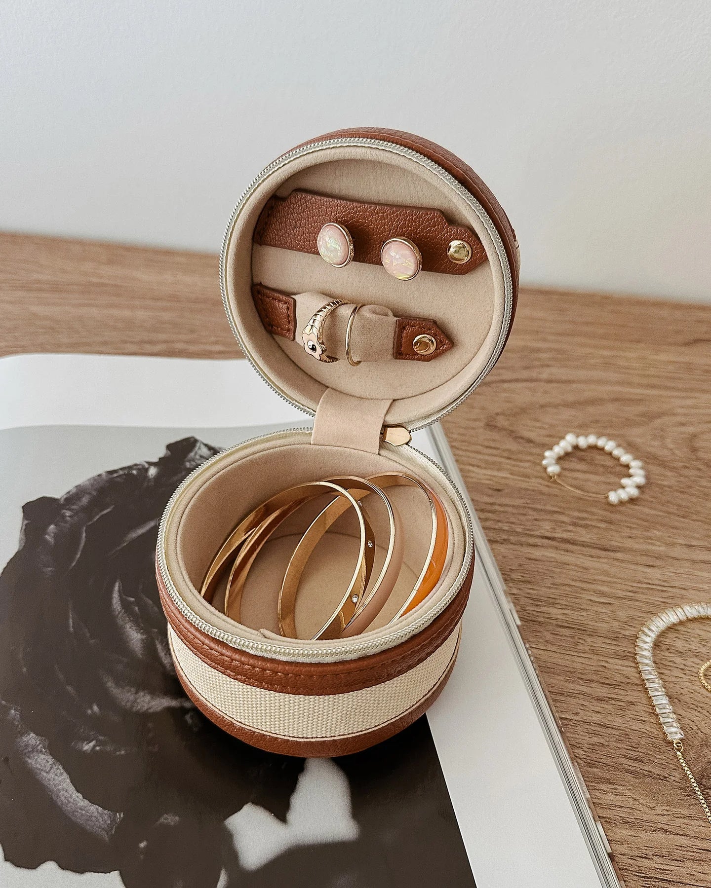 Loz Jewellery Box | Canvas/Tan