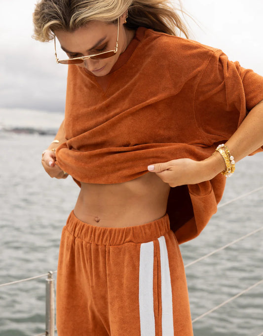 The Mason Tee Terry | Rust