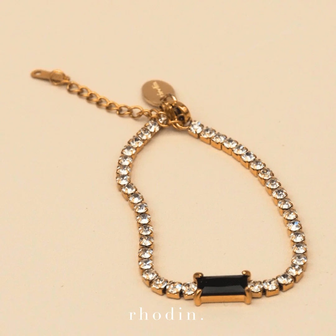 RC Black Sparkle Diamante Bracelet