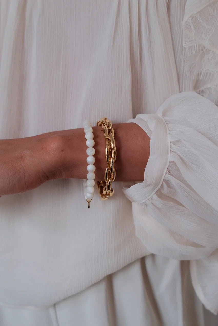 Valentina Bracelet | White