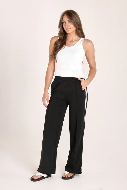 Noah Wide Pant | Black Stripe