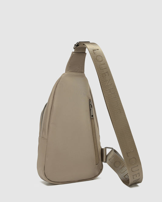 Boyd Nylon Sling Bag | Beige
