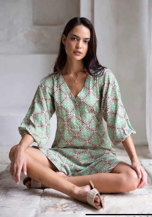 Marrakesh Midi Dress - Marra Print
