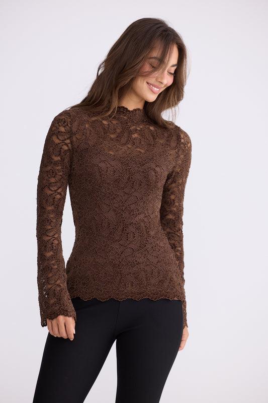 Hollis Top | Chocolate