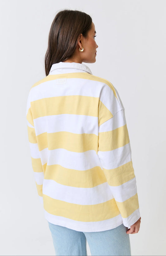 Lily Ruby Shirt | Banana Stripe
