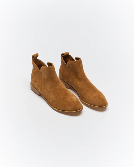 Douglas Leather Boot | Tan Suede