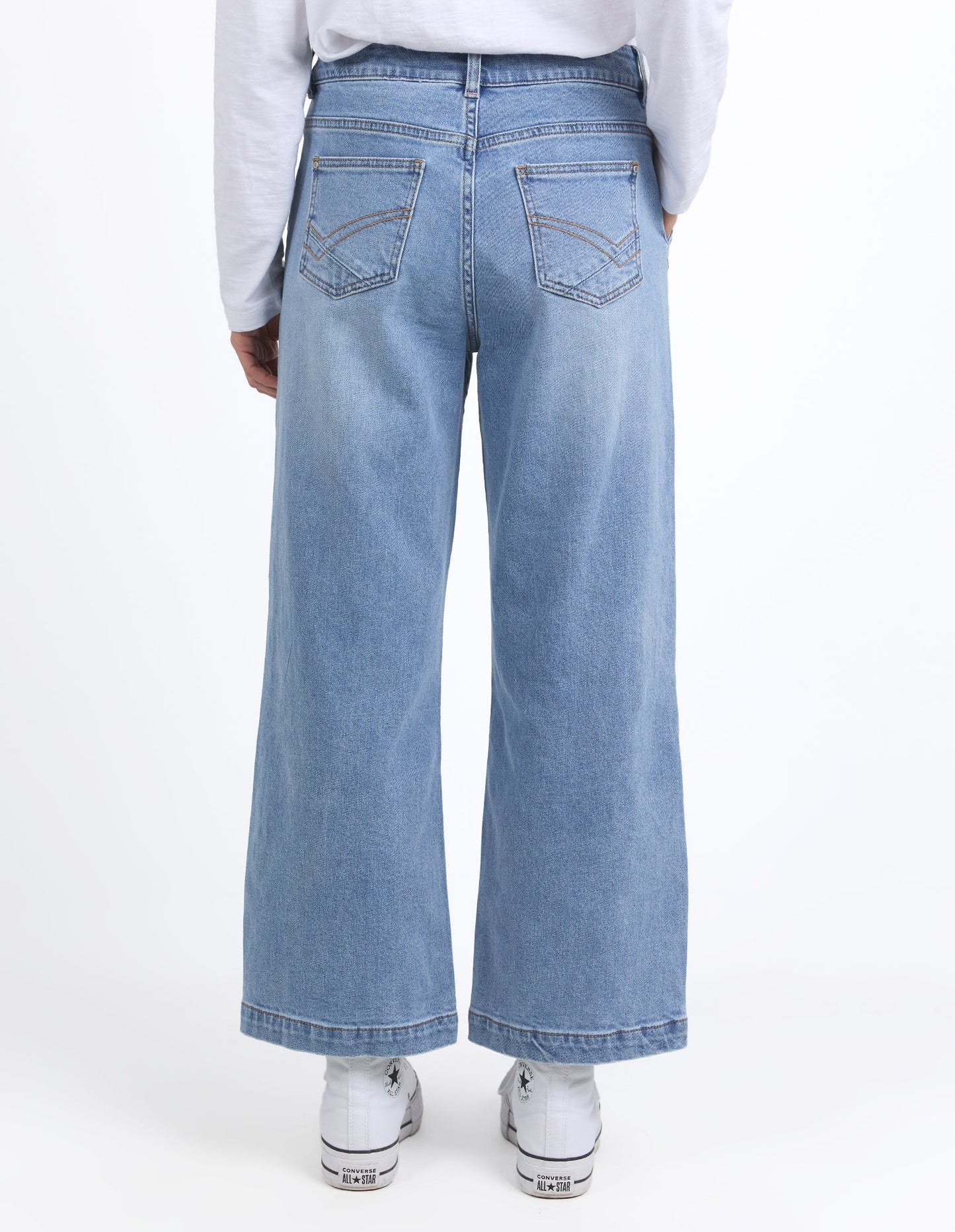 Izzy Wide Leg Jean | Vintage Blue Wash