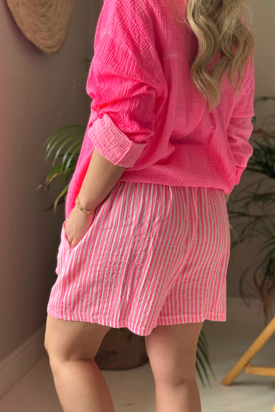 Delicious Shorts | Pink Stripe