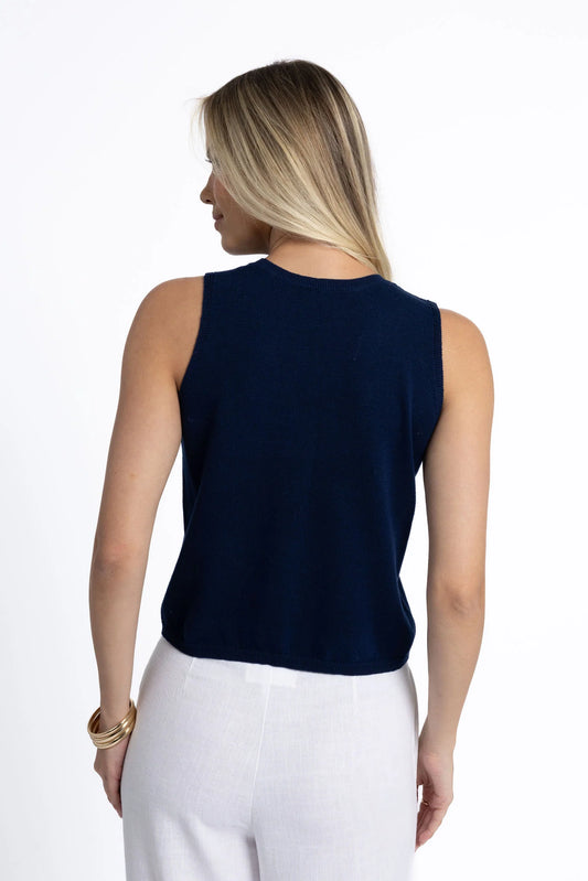 Collette Tank | Navy