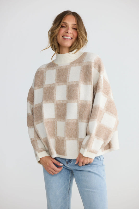 Nyx Knit | Oat W Ivory