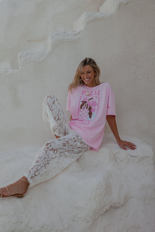 Flower Market T-Shirt | Pink