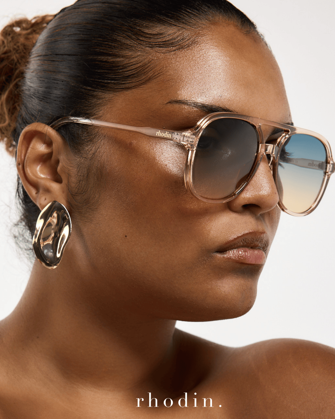RC Peach Pool Aviator Sunglasses