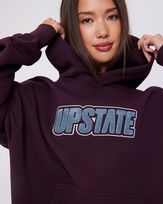 Off Duty Hoodie | Merlot