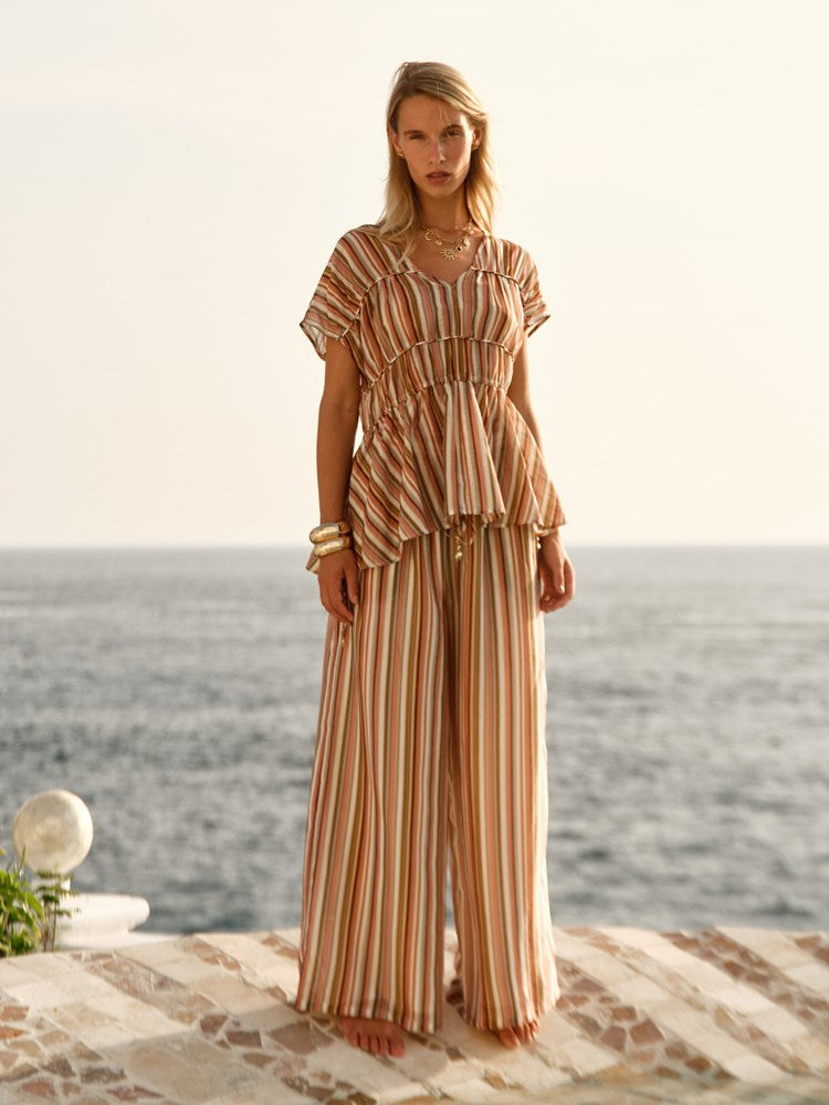 Ophelia Top | Sandbar Stripe