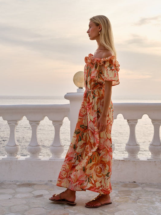 Cosima Floral Midi Dress
