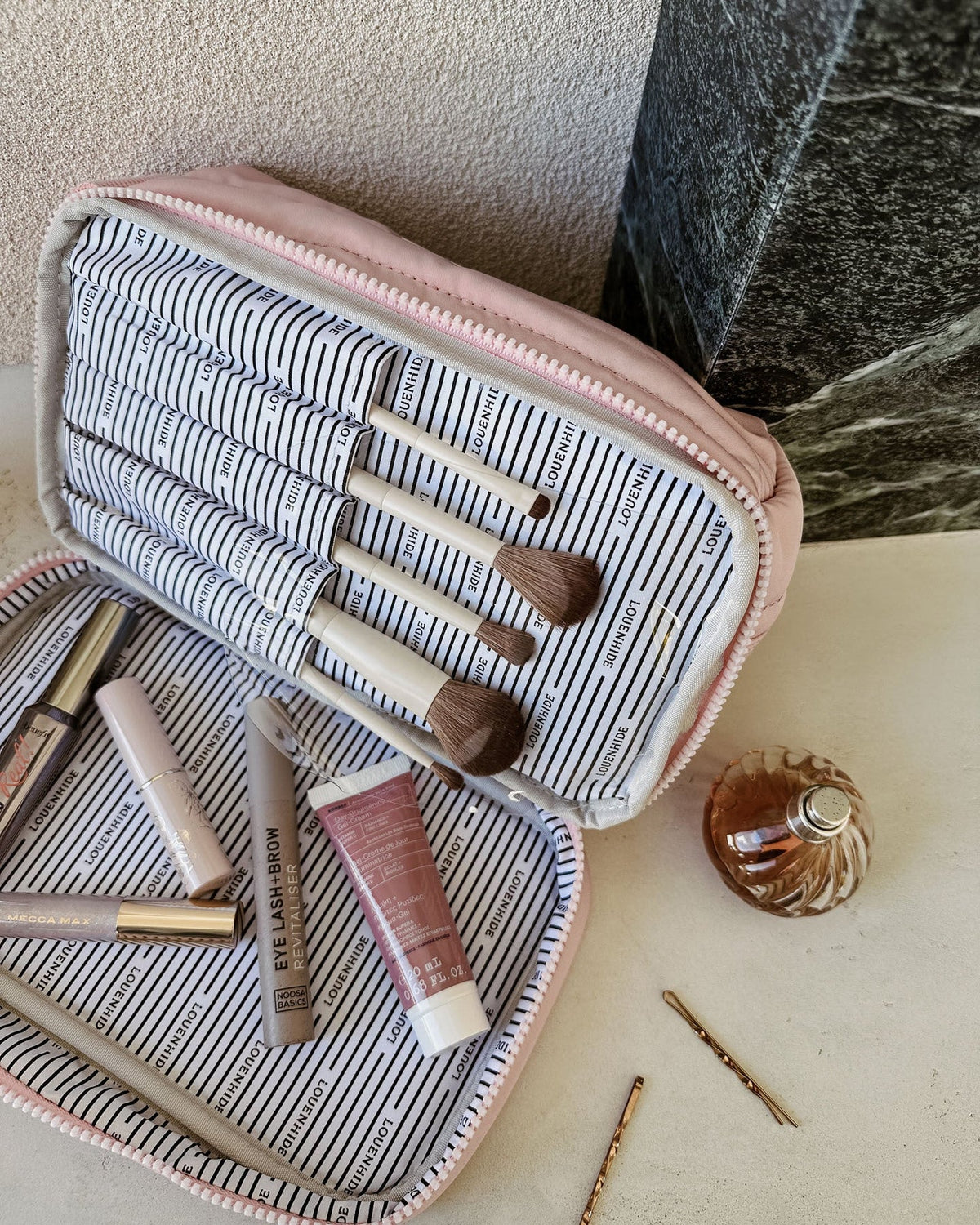 Mila Cosmetic Case | Baby Pink