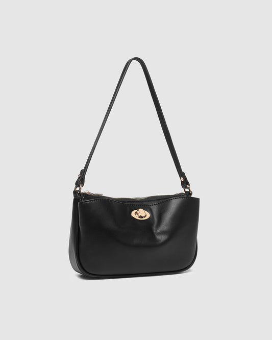 Greta Shoulder Bag | Black