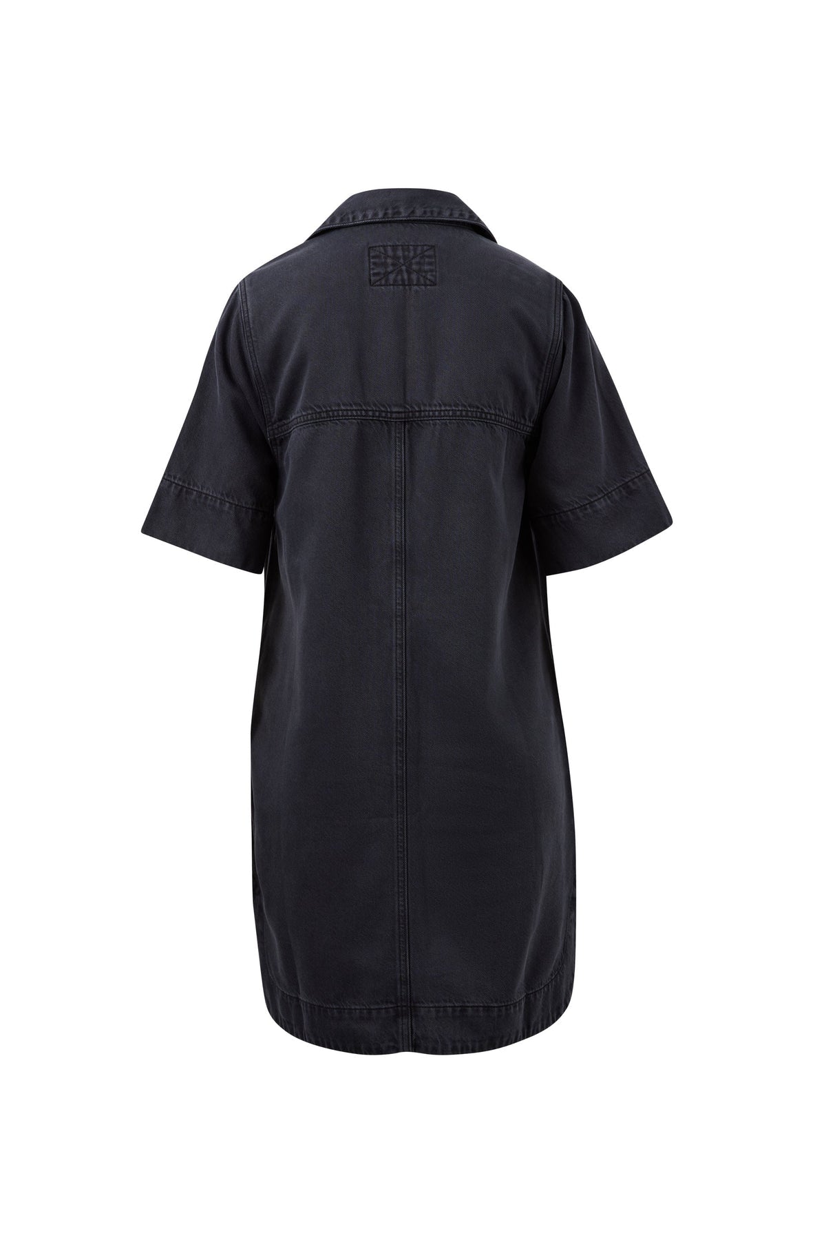 Bonnie Relaxed Shirt Dress | Washed Black