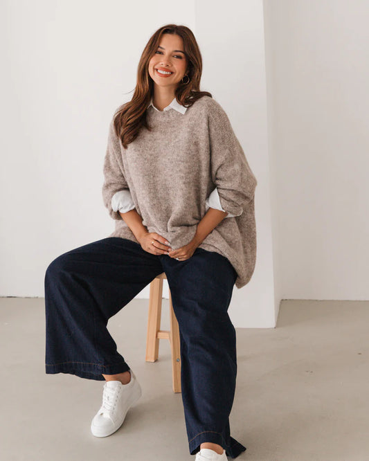 Oversized Sweater | Natural