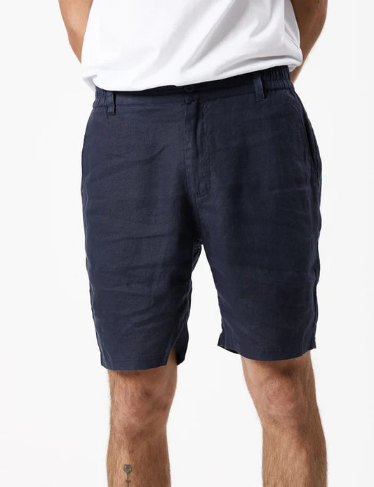 Tanner 3.0 Linen Shorts | Navy