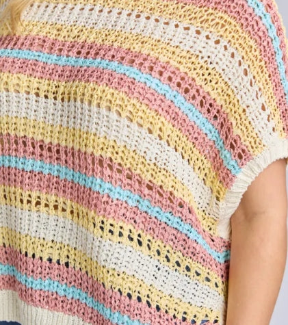 Striped Knit Top