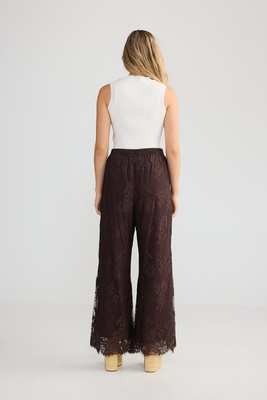Juno Pant | Chocolate Lace