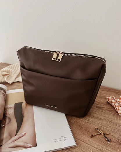 Vanessa Cosmetic Bag | Chocolate
