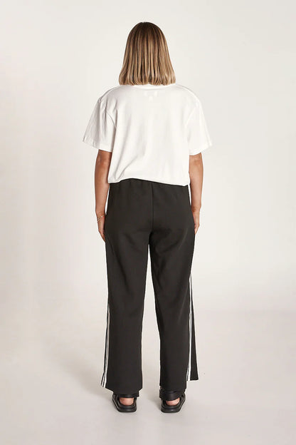Noah Cropped Pant | Black Stripe