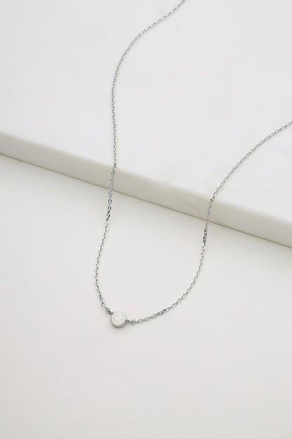 Single Stone Mini Necklace