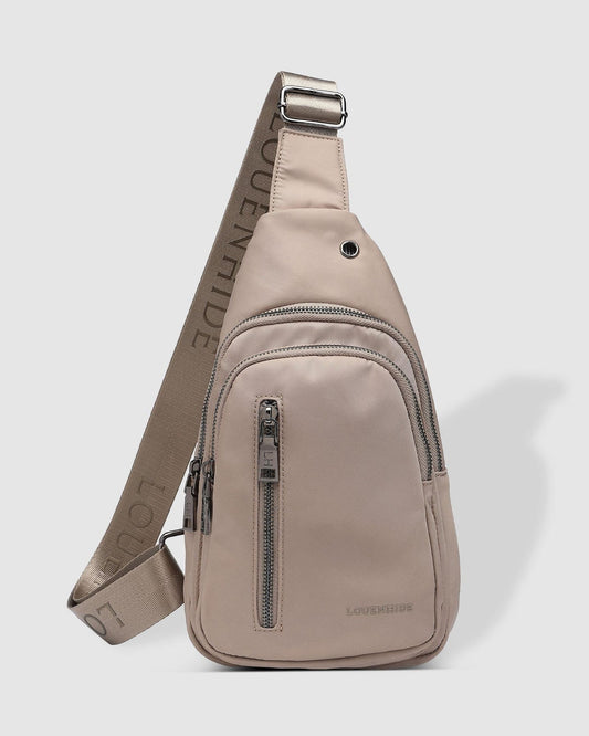 Boyd Nylon Sling Bag | Beige
