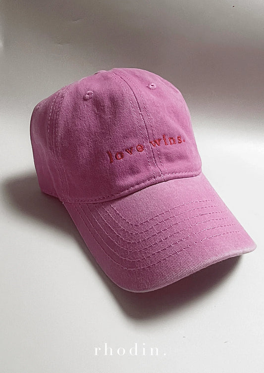 RC Baseball Cap | Pink | Love Wins Logo