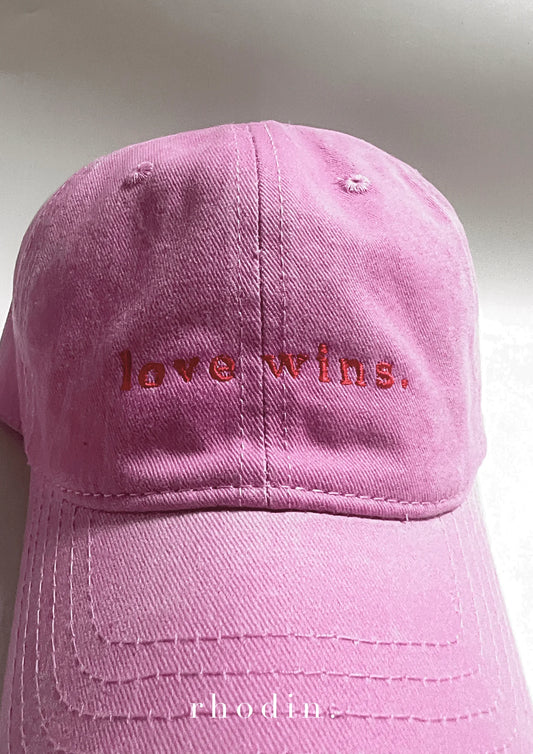 RC Baseball Cap | Pink | Love Wins Logo