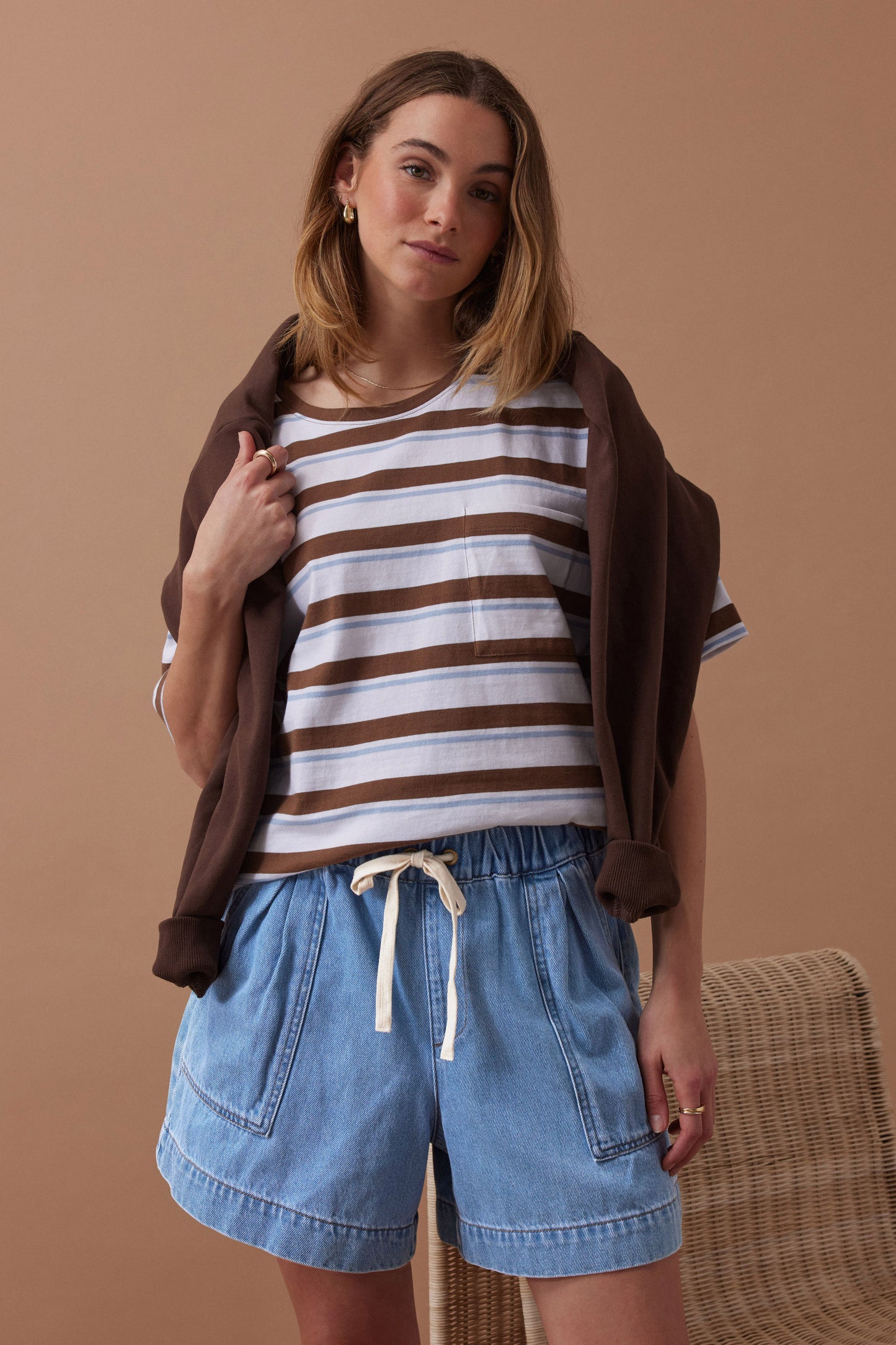 Darcy Relaxed Everyday Short | Mid Blue Wash