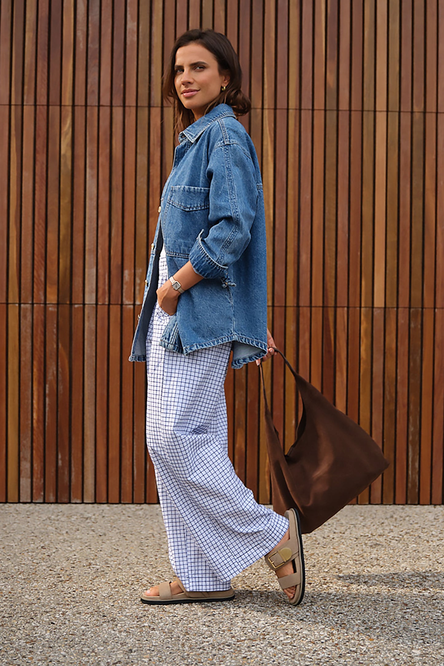 Bobbi Side Pocket Denim Shacket | Indigo