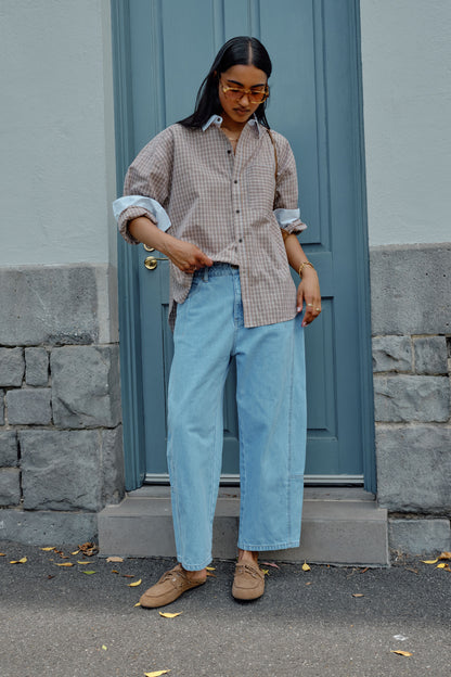 Demi Barrel Jean | Vintage Blue