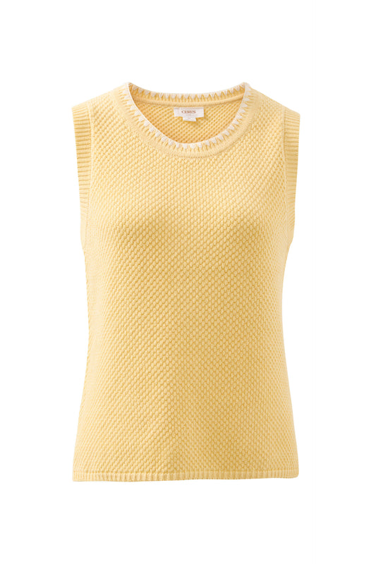 April Knit Tank | Sunny Yellow