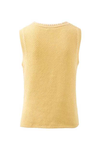 April Knit Tank | Sunny Yellow