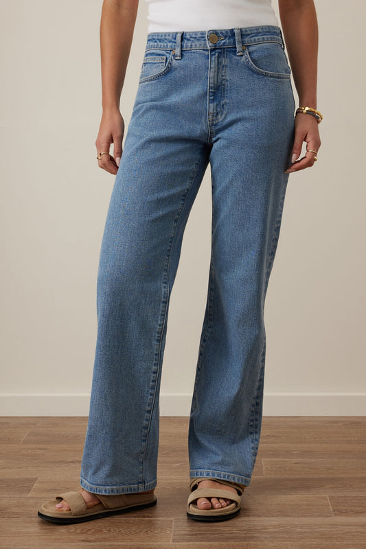 Sydney Straight Leg Jean | Vintage Blue