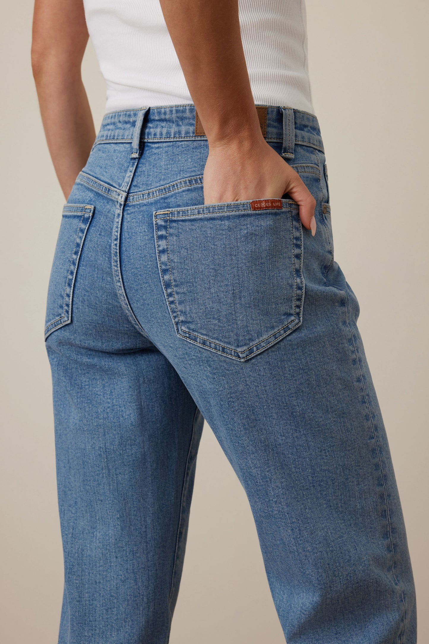 Sydney Straight Leg Jean | Vintage Blue