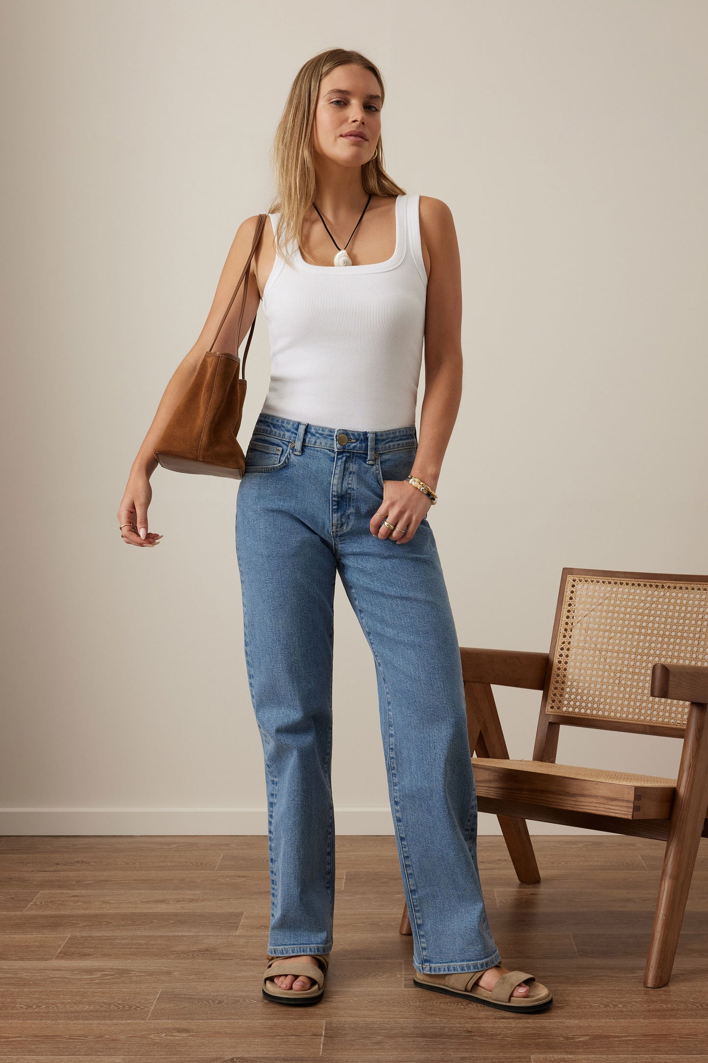 Sydney Straight Leg Jean | Vintage Blue