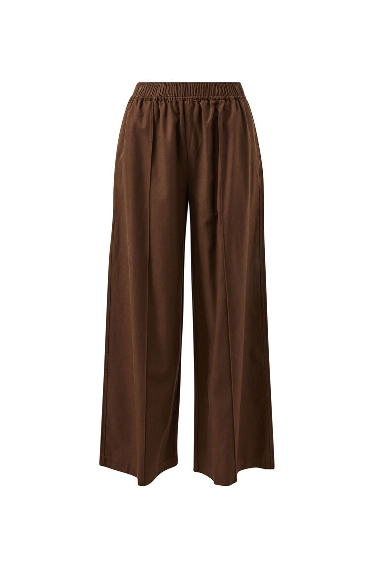 Izzie Pinstitch Pant | Chocolate