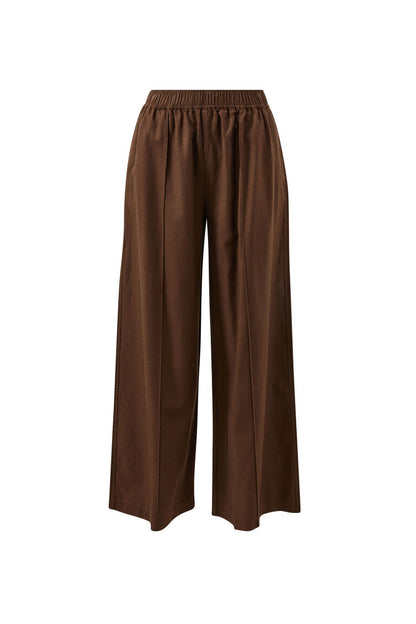 Izzie Pinstitch Pant | Chocolate