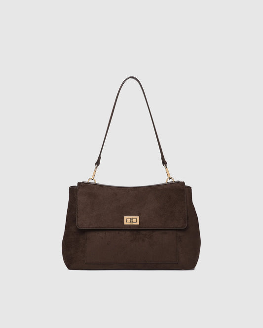 Arden Suedette Shoulder Bag