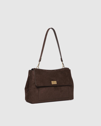 Arden Suedette Shoulder Bag