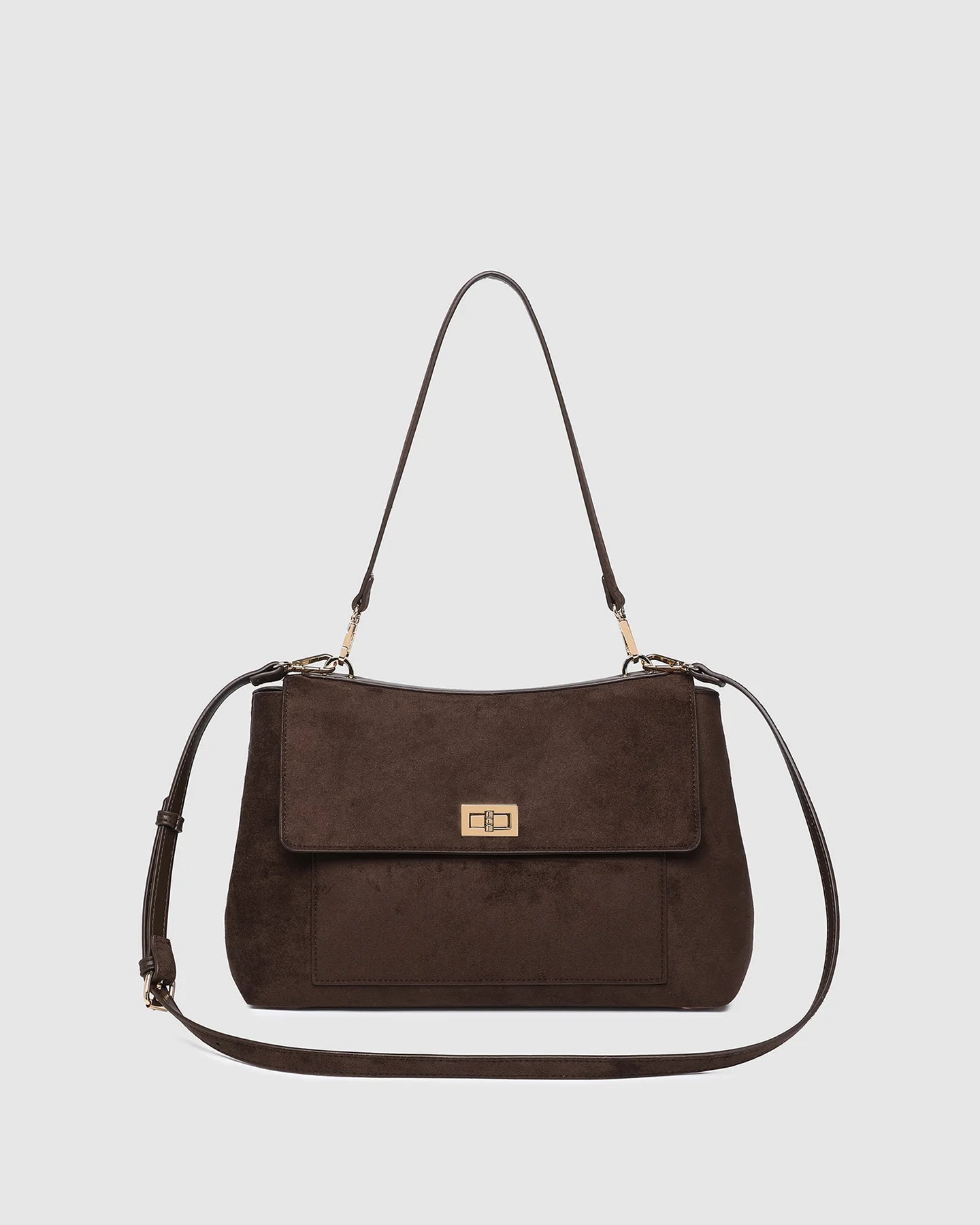 Arden Suedette Shoulder Bag